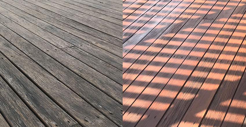 deck oiling for weathered decks Sydney