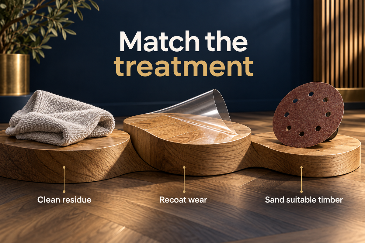 03_Cleaning recoating and sanding options for an engineered timber floor