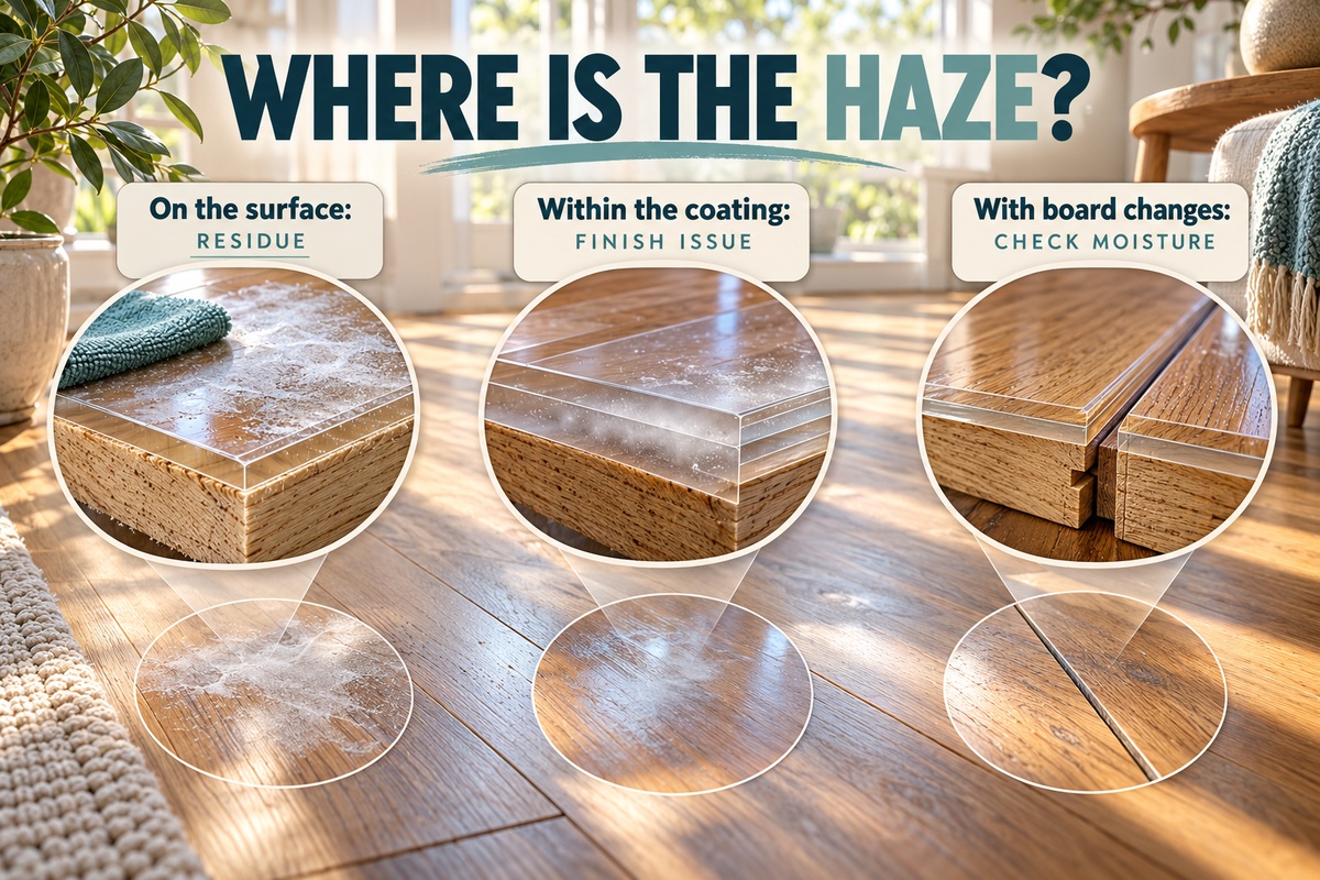 1 Surface residue coating haze and moisture related board changes